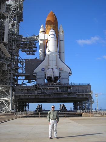 Dave Shemwell at Space Shuttle Launch Pad