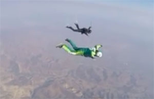 Skydive without a parachute